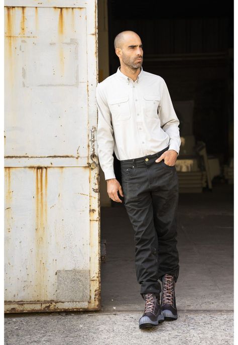 Camisa ORYX SERENGUETI Gris Hombre-5