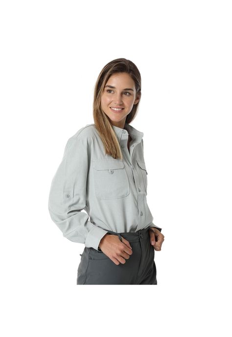 Camisa ORYX SERENGUETI Gris Mujer-1
