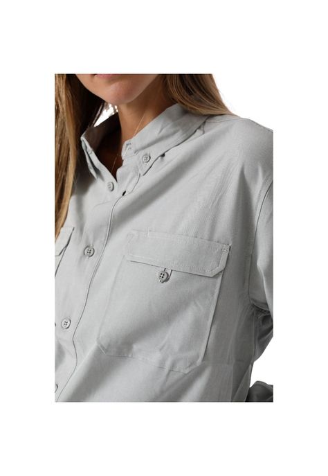 Camisa ORYX SERENGUETI Gris Mujer-4