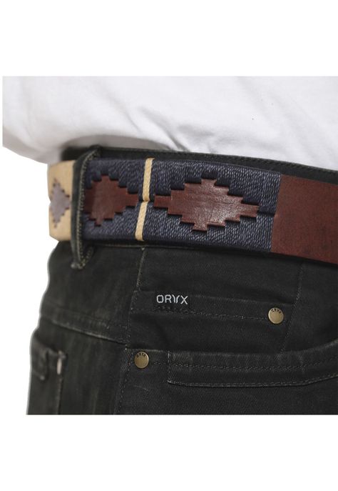 Cinturón Cuero Natural ORYX WRANGELL C Hombre-3