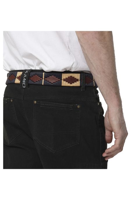 Cinturón Cuero Natural ORYX WRANGELL C Hombre-4