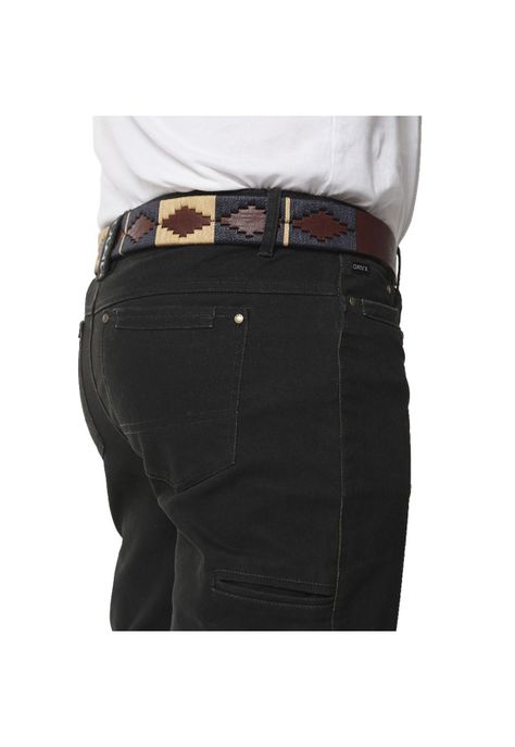 Cinturón Cuero Natural ORYX WRANGELL C Hombre-5