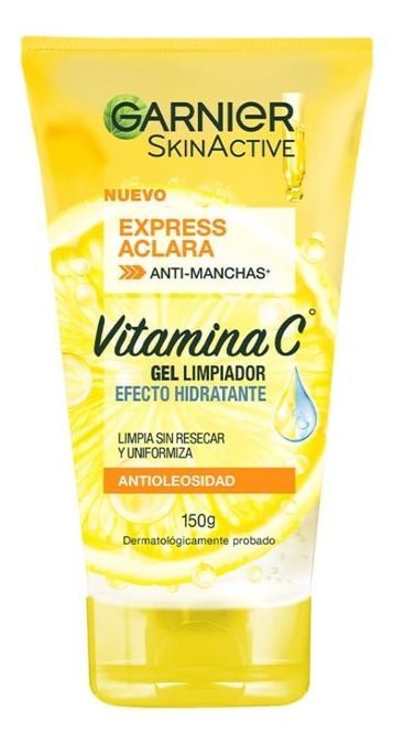 Gel Limpiador Garnier Skin Active Vitamina C 150g-0