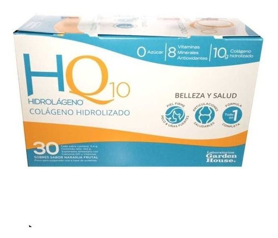 Hidrolageno Hq10colageno Hidrolizado X 30 Sobres-0