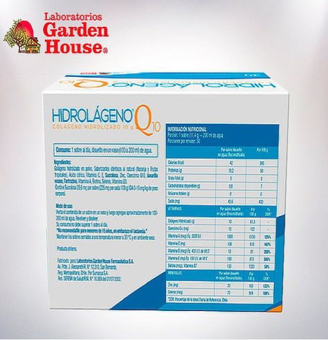 Hidrolageno Hq10colageno Hidrolizado X 30 Sobres-1
