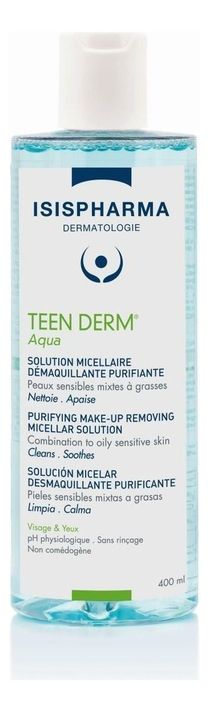 Teen Derm Aqua Solución Micelar 400 Ml-0