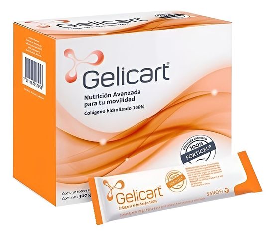 Gelicart Colageno Polvo Para Solucion Oral X 30 Sobres-1