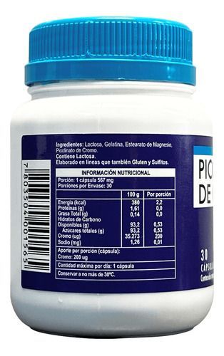 Picolinato De Cromo Cap X 30-1