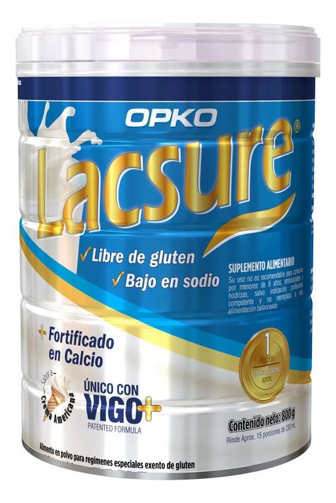 Lacsure Alimenticio En Polvo Sabor Vainilla 800 Grs-0