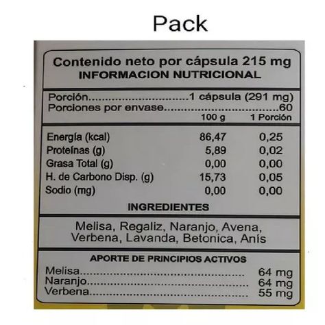 Nervio Vita Cápsulas 173 Mg X 60 Auravitalis-2