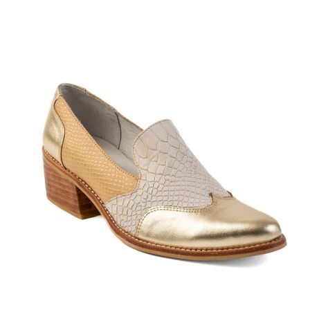 Zapato Vaniuska Blanco con Dorado-1