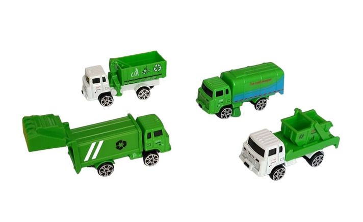  SET DE AUTOS CAMION DE BASURA, ESCALA 1:64-1