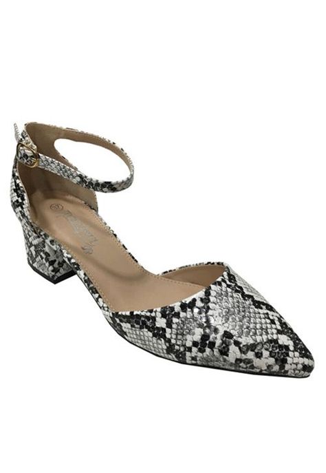 Zapato Reina Gamuza Ecológica ZAW51 SNAKE-1