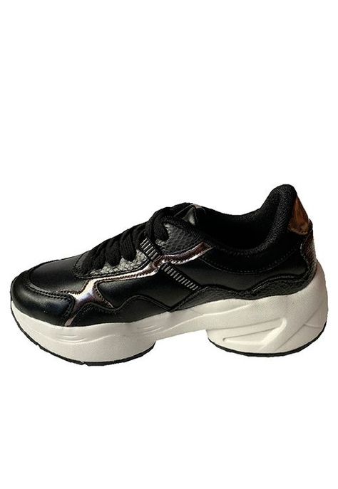 Zapatilla Ecocuero ZAY68 Negro-4