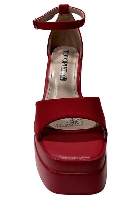 Sandalia Ecocuero ZAZ64 Rojo-2