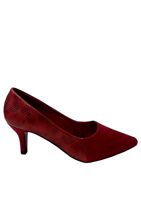 Zapato Reina Ecocuero ZAU30 Rojo-0