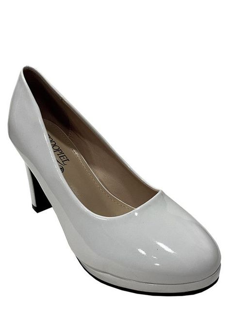 Zapato Reina Ecocuero ZAU33 Blanco-1