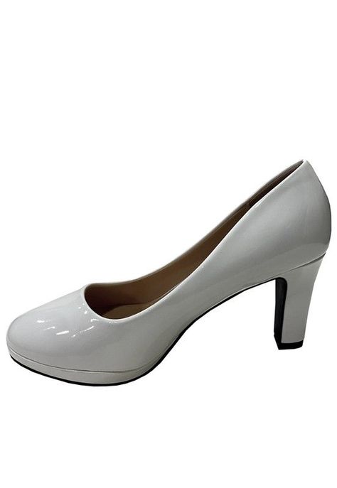 Zapato Reina Ecocuero ZAU33 Blanco-4
