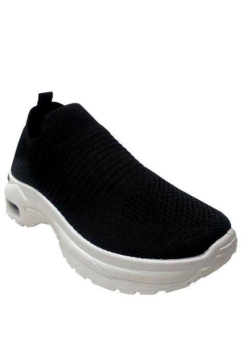 Zapatilla Tela ZAZ52 Negro-1
