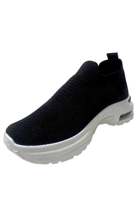 Zapatilla Tela ZAZ52 Negro-3