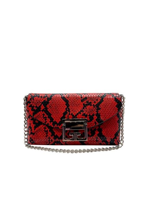 Cartera de fiesta Ecocuero Rojo CRS87-0