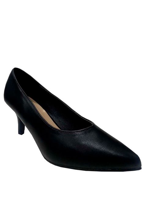 Zapato Reina Ecocuero ZAW50 Negro-1