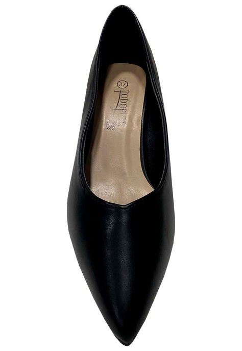 Zapato Reina Ecocuero ZAW50 Negro-2