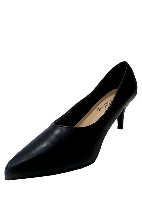Zapato Reina Ecocuero ZAW50 Negro-3