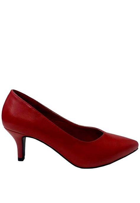 Zapato Reina Ecocuero ZAW50 Rojo-0