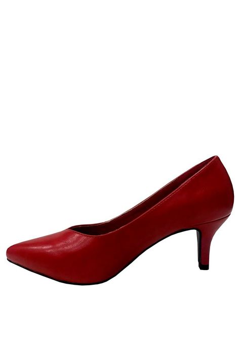 Zapato Reina Ecocuero ZAW50 Rojo-4