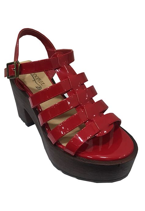 Sandalia Ecocuero ZAW48 Rojo-1