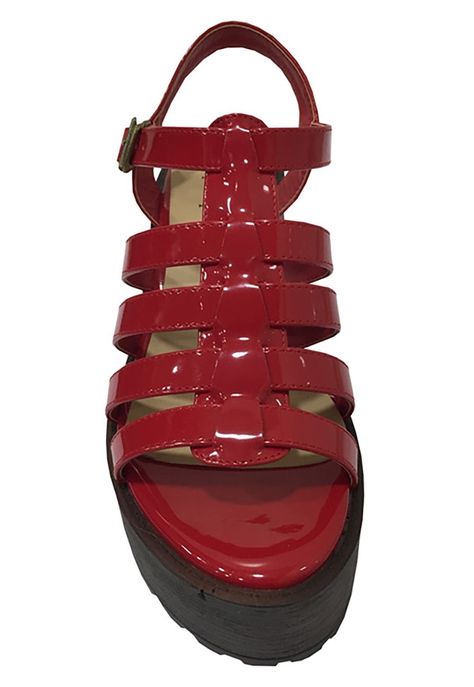 Sandalia Ecocuero ZAW48 Rojo-2