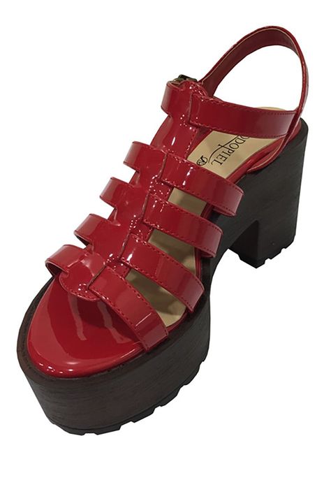 Sandalia Ecocuero ZAW48 Rojo-3