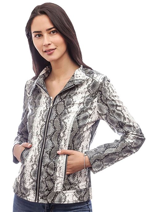 Chaqueta Ecocuero CHG35 Negro-1