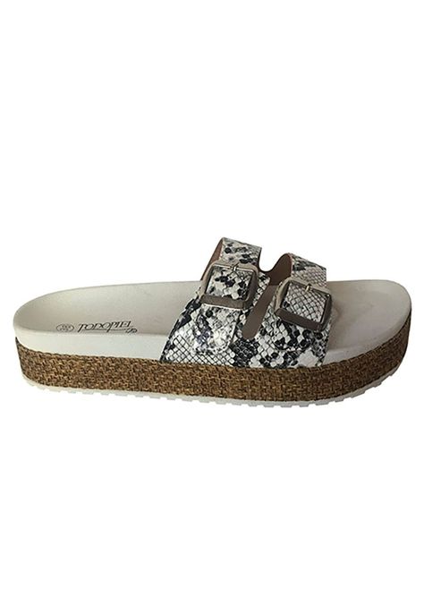 Sandalia Ecocuero ZAU77 Snake White-0