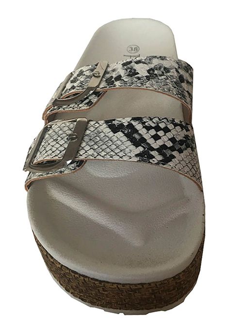 Sandalia Ecocuero ZAU77 Snake White-2