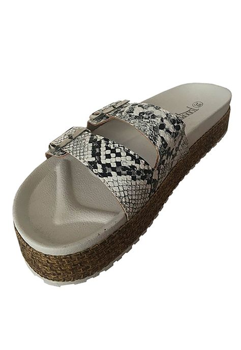 Sandalia Ecocuero ZAU77 Snake White-3