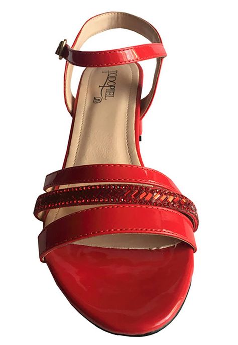 Sandalias Ecocuero ZAY48 Rojo-2