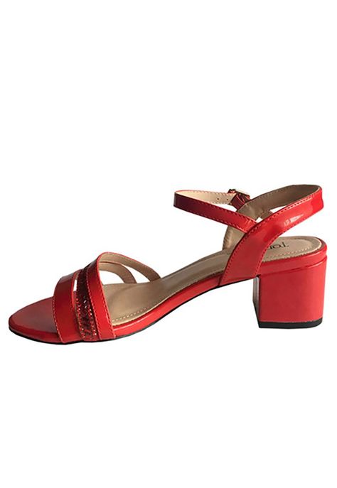 Sandalias Ecocuero ZAY48 Rojo-4