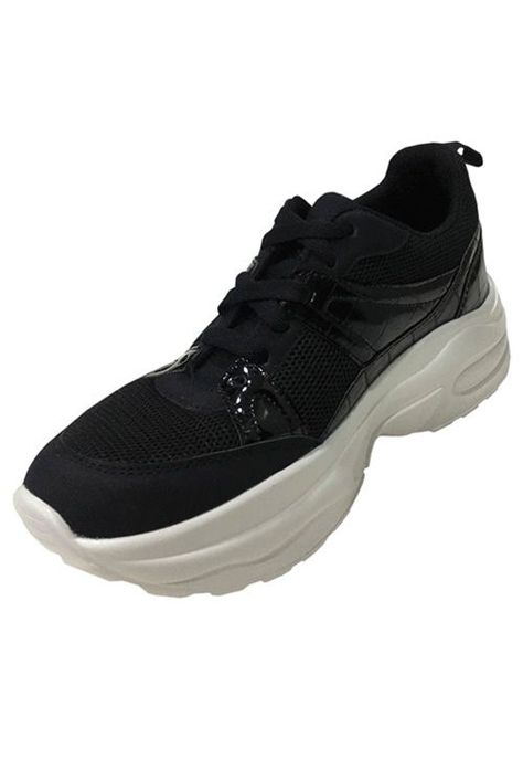 Zapatilla Ecocuero ZAY78 Negro-3