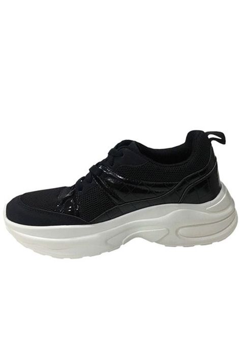 Zapatilla Ecocuero ZAY78 Negro-4