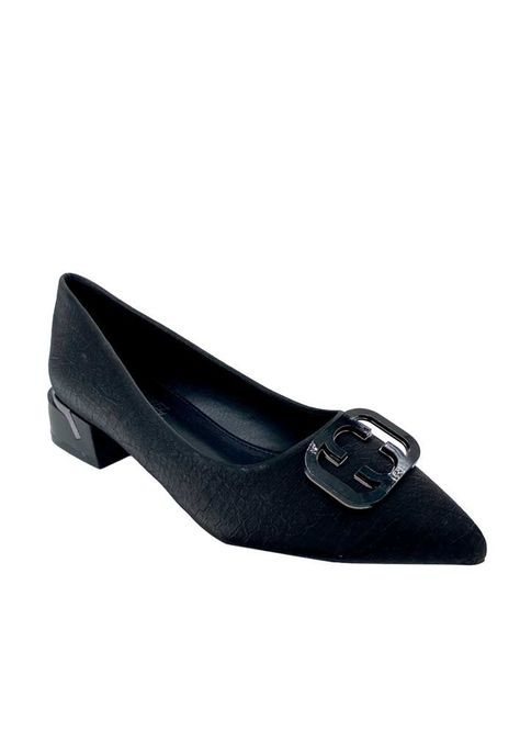 Zapato de taco Ecocuero ZB011 Negro-1