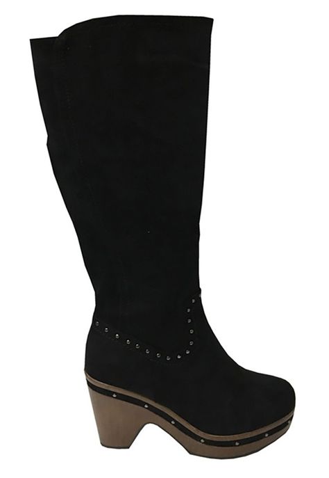 Bota Gamuza Ecológica ZAW90 Negro-0