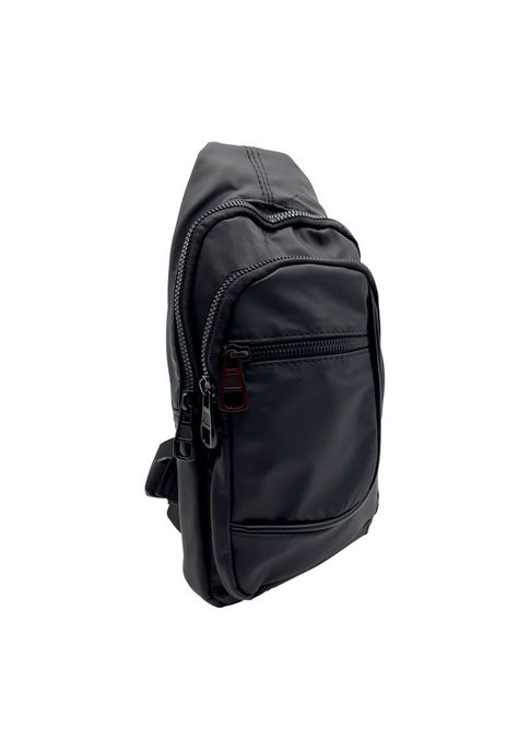 Bandolera Ecocuero Negro CRT98-1