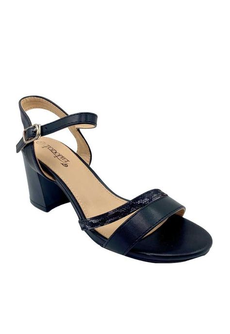 Sandalia Ecocuero ZB016 Negro-1