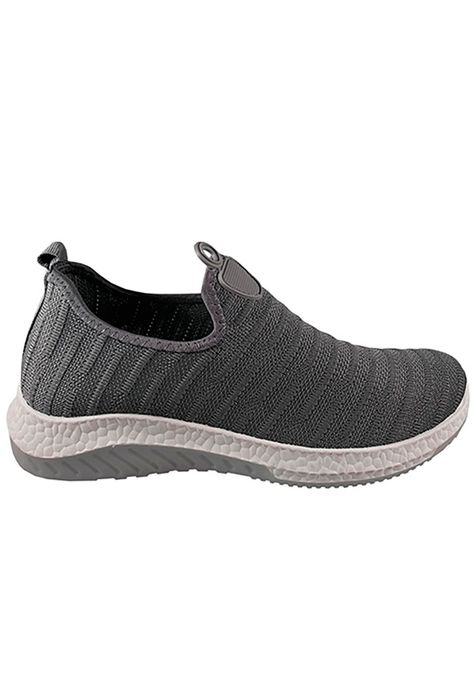 Zapatilla Ecocuero ZAZ03 Gris-0