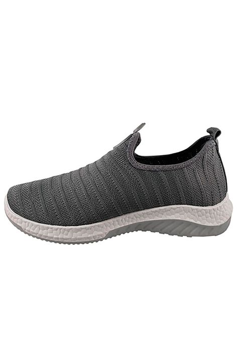 Zapatilla Ecocuero ZAZ03 Gris-4