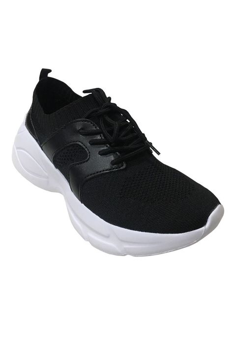 Zapatilla Tela ZAX19 Negro-1