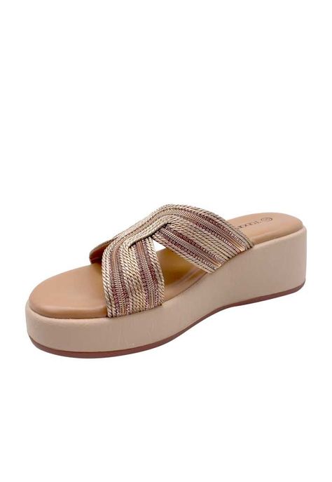 Sandalia Mujer Beige ZB026-3