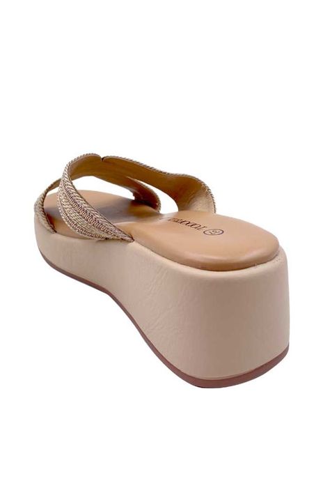 Sandalia Mujer Beige ZB026-4